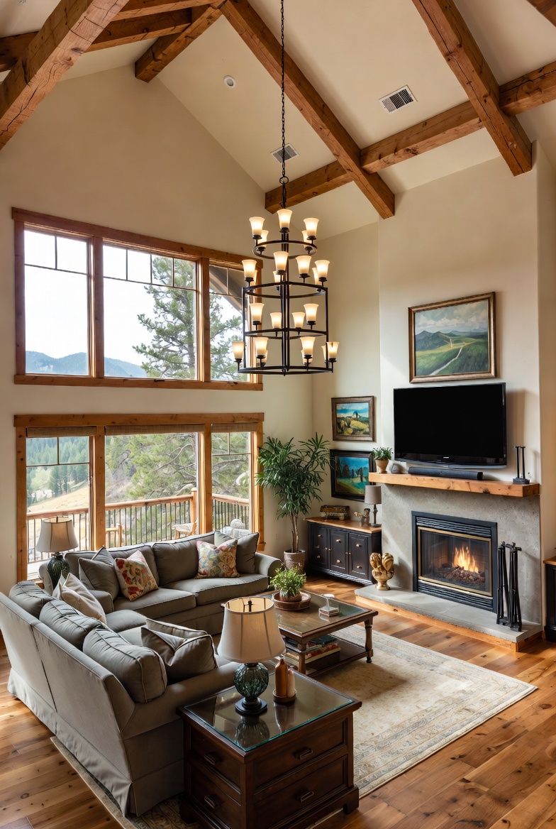 Luxury living room interior