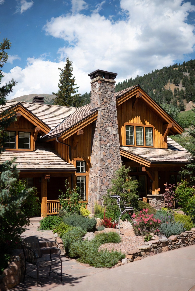 Custom home exterior